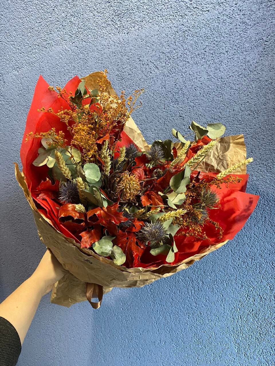 Букет из сухоцветов «Отголоски осени» КОМЕНДА
