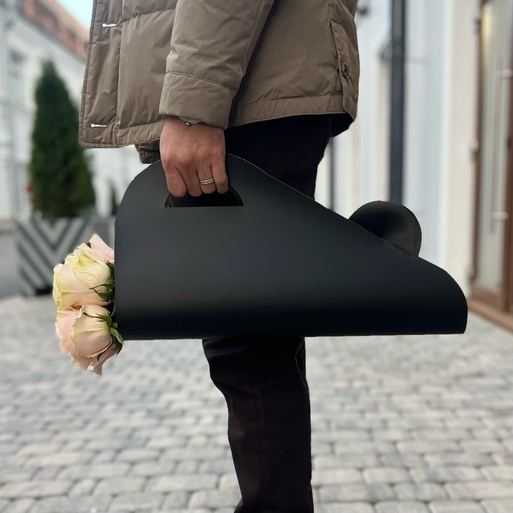 Розовые  розы в переноске ПИК, изображение 4