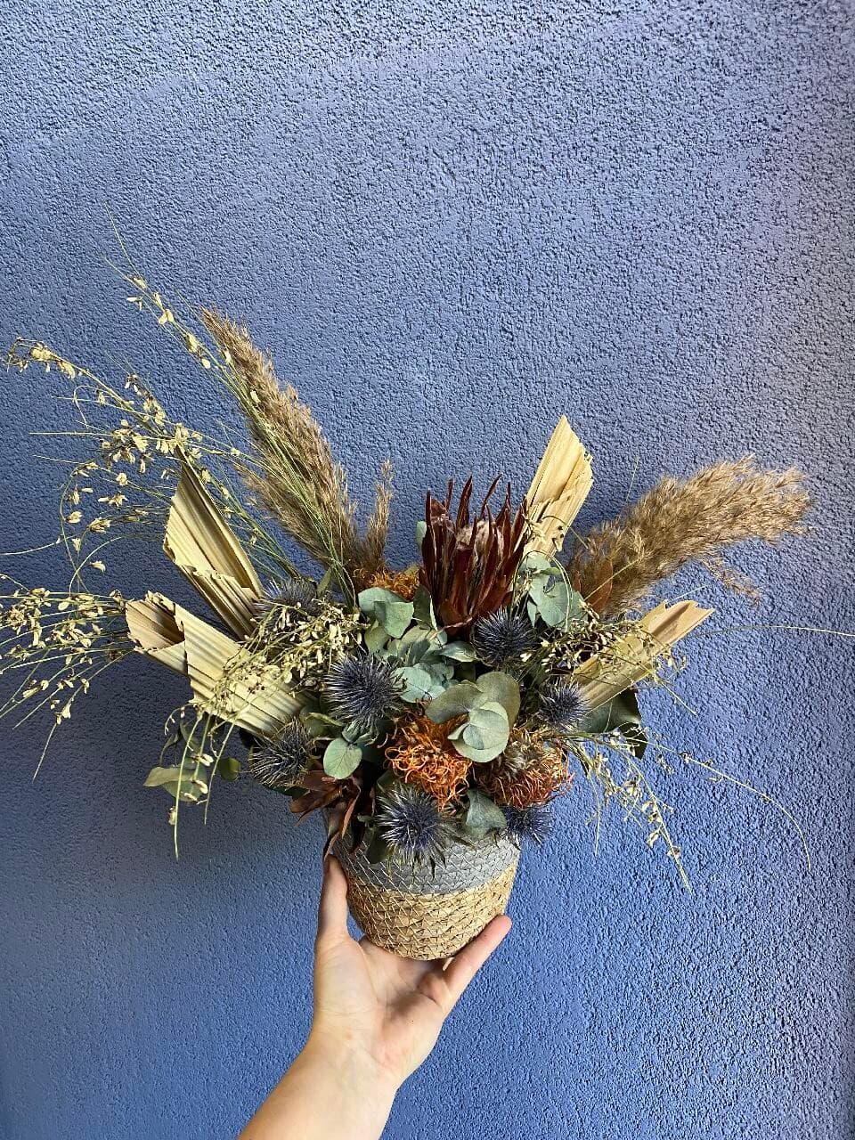 Композиция из сухоцветов «Вечность» КОМЕНДА