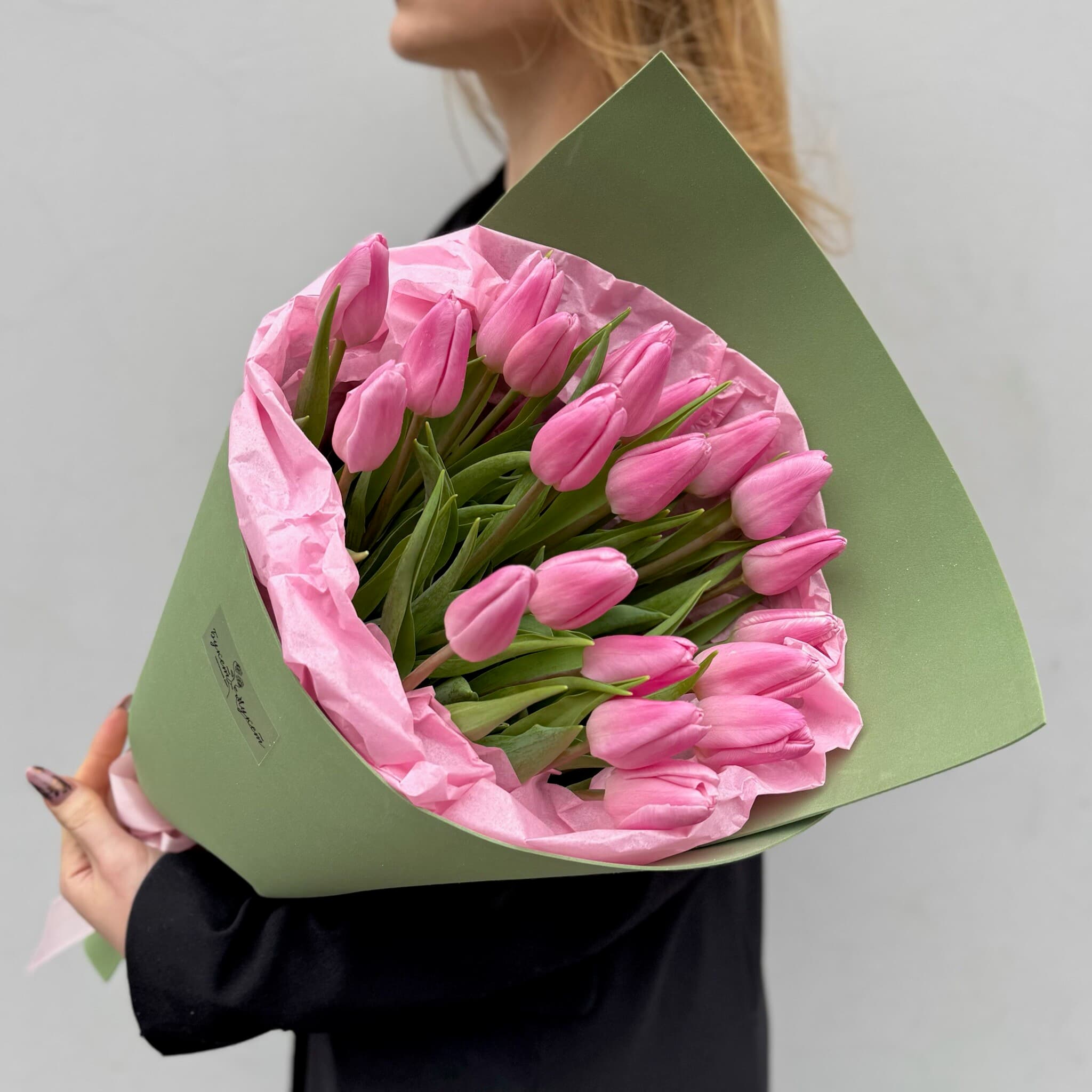 Букет «21 розовый тюльпан» АРБАТ