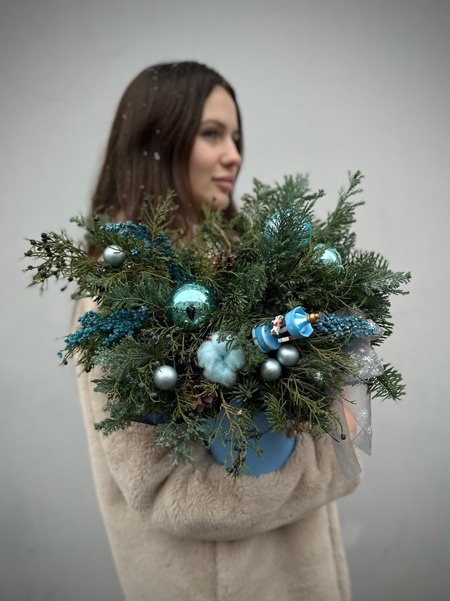 Новогодняя композиция в коробке «Лёд» ПИК (Стандарт) ПИК