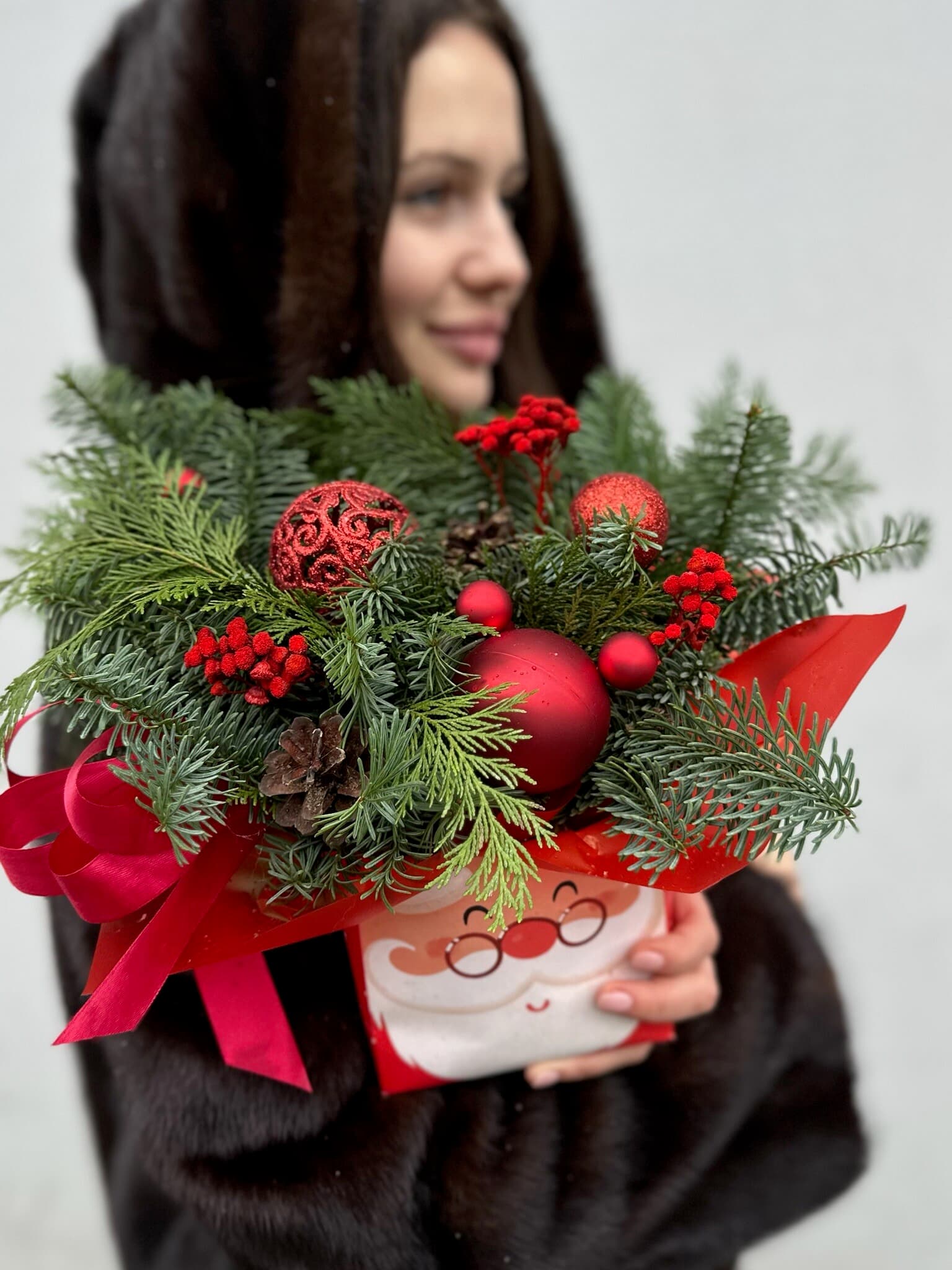 Новогодняя коробка «Дед Мороз» ПИК