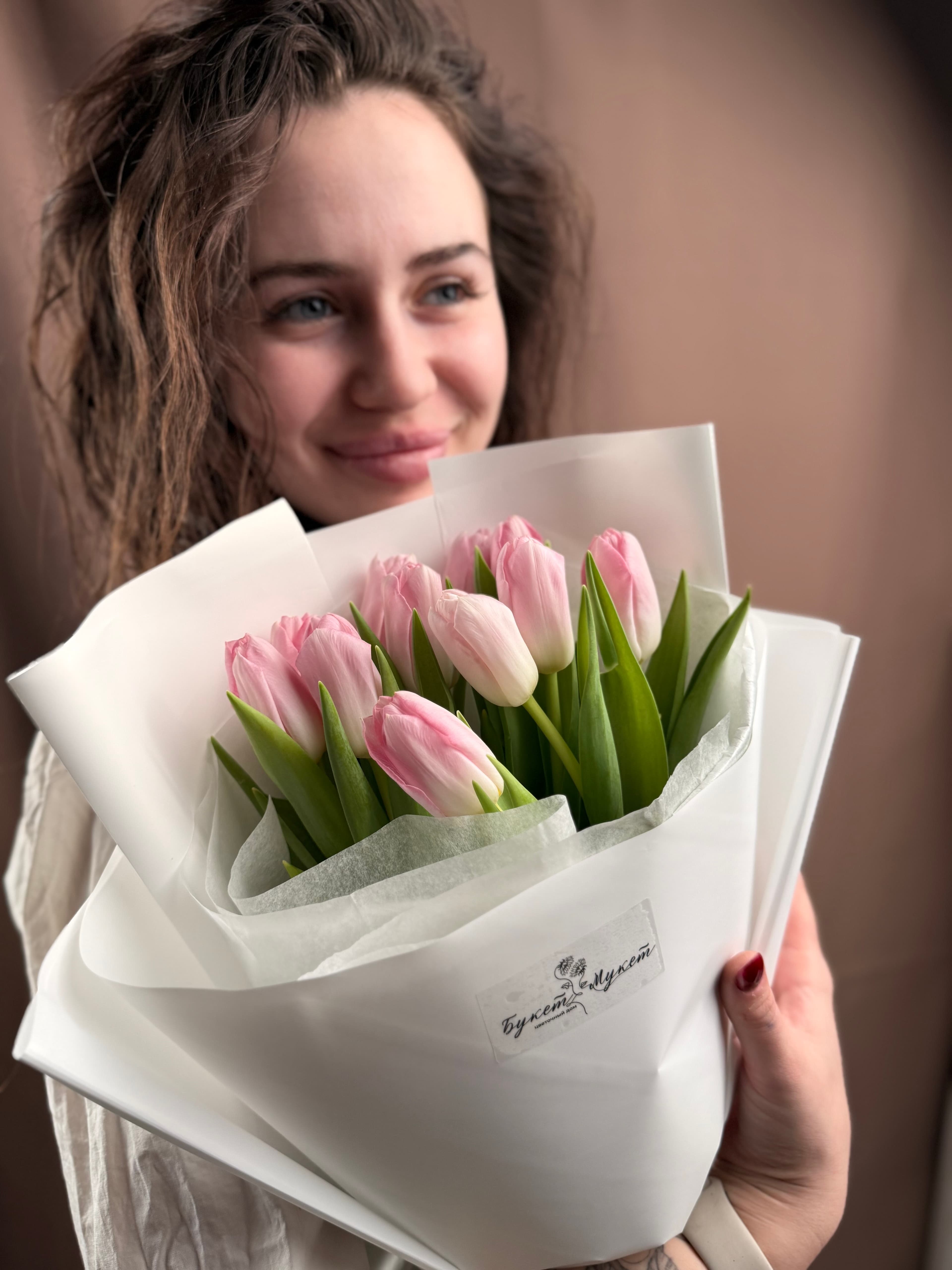 Букет  «11 акварельных тюльпанов» АРБАТ