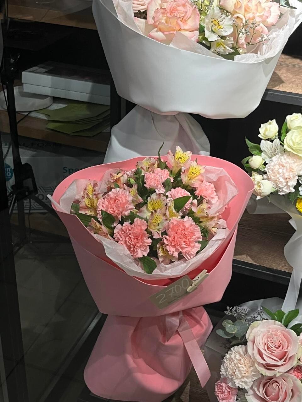 Мини в розовом фоамиране 
 ГРИВЦОВА